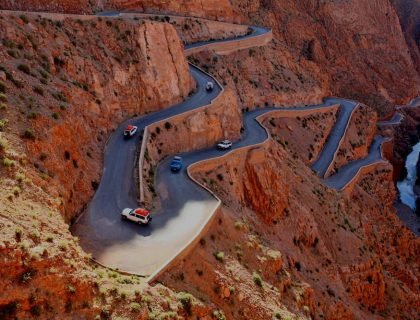 Road Tizi n tichka in Morocco